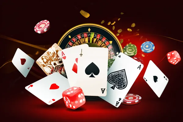 A glowing roulette wheel with cascading chips, symbolizing the engaging live and instant-win games available on SAGISAGPH.