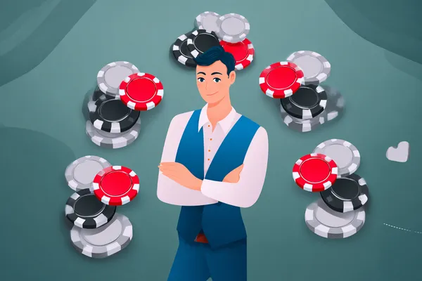 A woman in a luxurious green gown next to an ornate roulette wheel, capturing the upscale casino mood of SAGISAGPH.